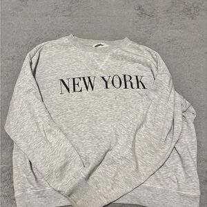H&M Light Gray Sweatshirt